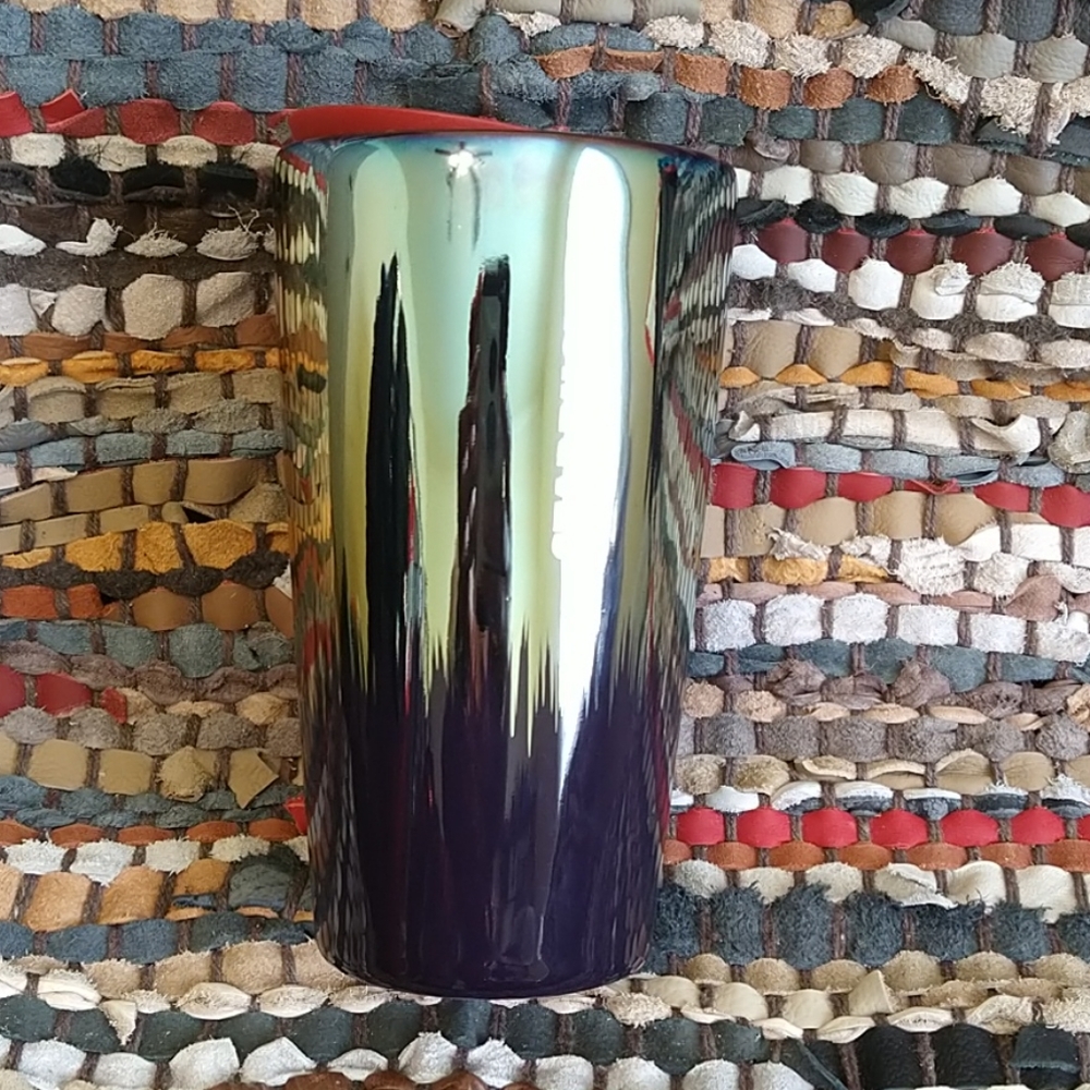 Starbucks Rainbow Slick Oil Ceramic Tumbler